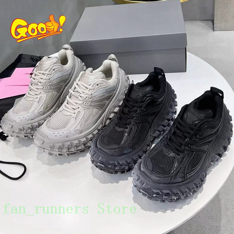 

Casual Shoes Tire Shoe Men Women Platform Defenders Sneakers increase Beige Black Durable trekking balencaiga shoe balenciagas