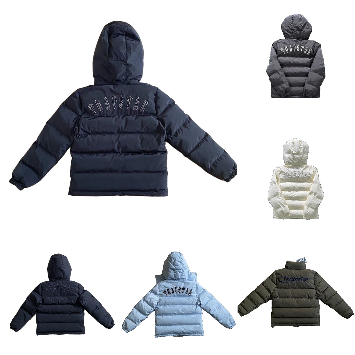 

Trapstar Jacket Designer Decoded Hooded Puffer Jackets Trapstars Winter Fashion Thick Warm Down Parka Doudoune Homme Giacca Windproof Outdoorcoat Removable Cap