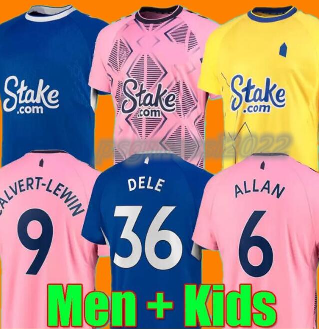 

22/23 Everton Soccer Jerseys 2022/2023 Home HOLGATE ALLAN CALVERT-LEWIN GRAY shirt Y.MINA TOWNSEND DOUCOURE MYKOLENKO DAVIES Football uniform666