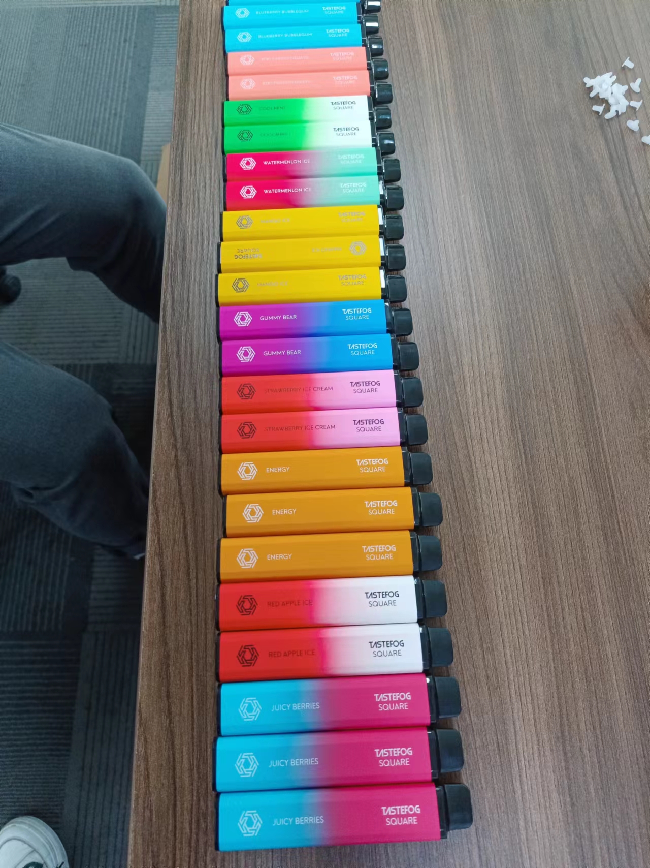 

QK 5% Tastefog Square 3500 Puffs Disposable Vape OEM Wholesale Vaporizer Pen Device Iced E-Cigarette For Europe