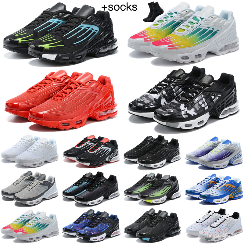 2022 Tn Plus 3 Tuned III Hommes Femmes Chaussures De Course Bottes Laser Bleu Violet Or Triple Blanc OG Noir Fantôme Aqua tnplus Tn3 Obsidienne B