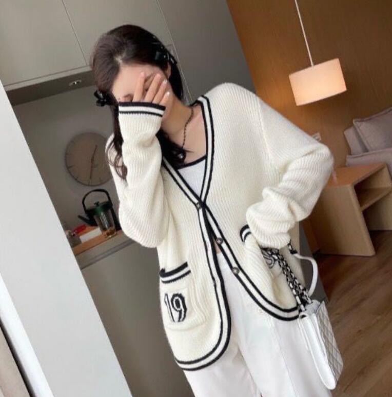 

new women' Sweaters brand Casual fashion Cardigan Womens Designer sweaters K118, Black