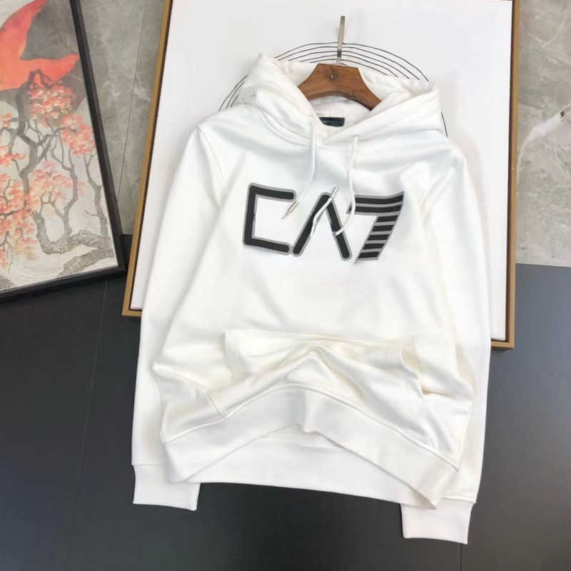 

Ea Designer Hoodie Mens Sweatshirt Cotton Hooded Sweater Men Jacket Women Pullover Coat Casual Hoody Fashion Loose Hoodies 4xl 5xl, White