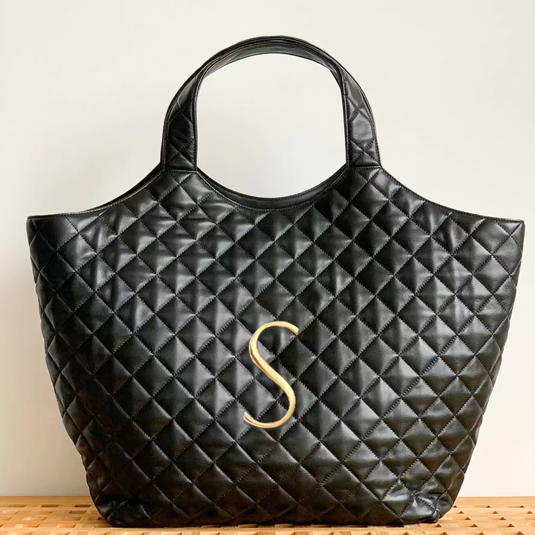 

Luxurys Designers Bags Icarebag large totes Shoulder Cross Body women men Genuine leather Glambskin purse high handle pochette city weekend quilted basket travel, Carton