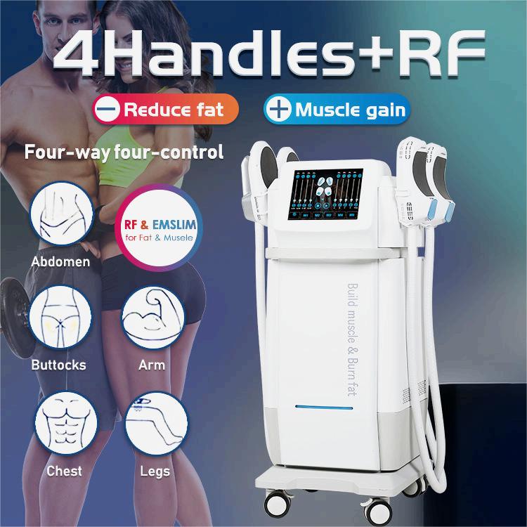 

EMSEMS Muscle Sculpt Muscle Stimulator EMSlim NEO Slimming Muscle Trainer HIEMT 2/4 Handles fat removal peach hip weight loss body shaping Beauty slon Equipment