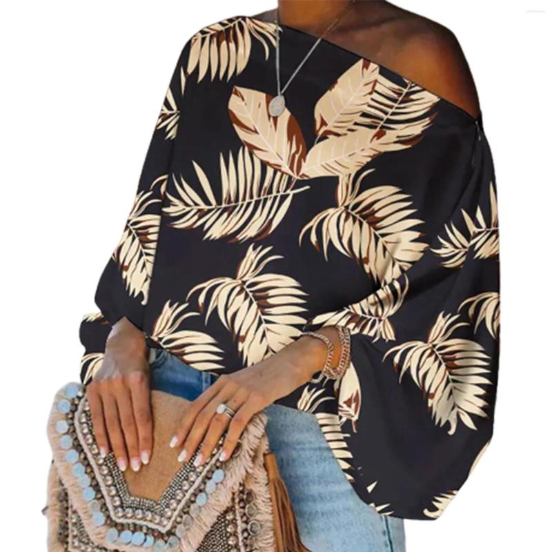 

Women' Blouses Women' T-shirt For Casual Off Shoulder Sexy Black Shirts Daily Dating Shopping Wear NOV99, White feather