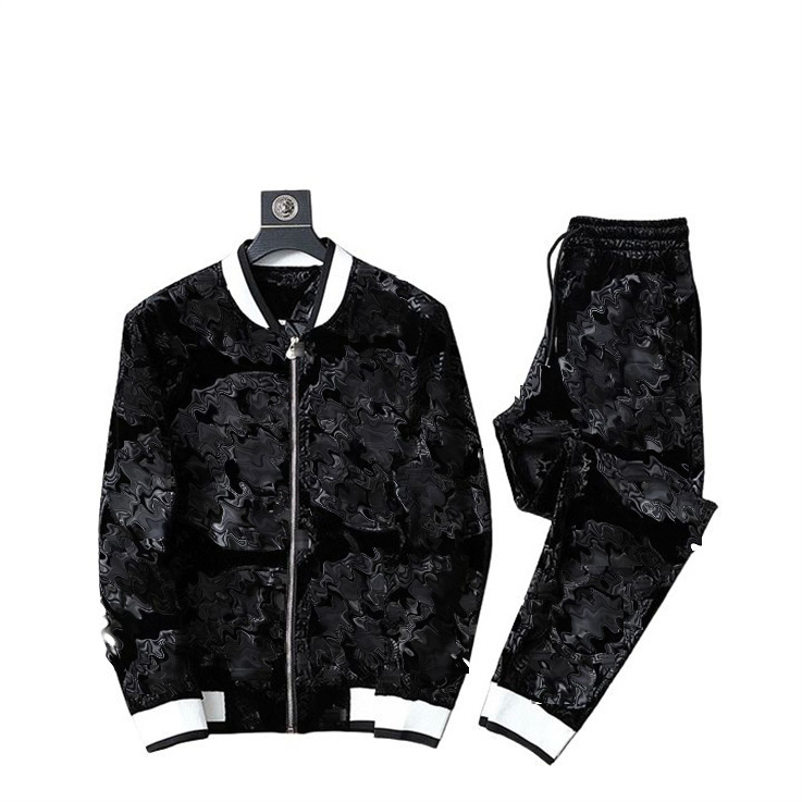 

Mens Designer Tracksuits Suit Hoodies New Fashion Brand Men Spring Autumn Men's Two-Piece Zipper Sportswear Casual Style Tracksuits M-3XL hq39