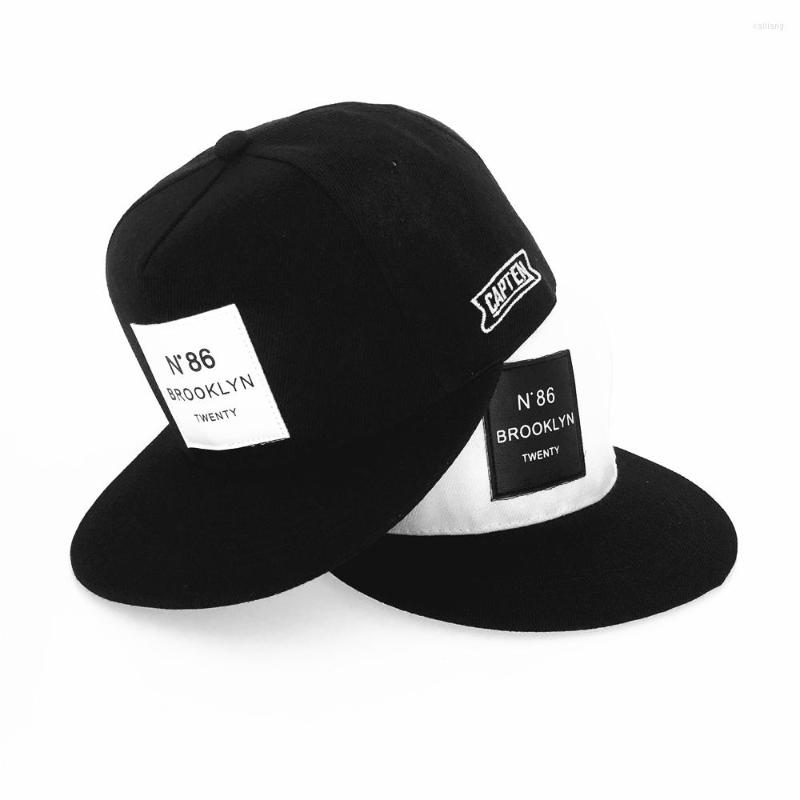 

Ball Caps Fashion Men Women BROOKLYN Letters Cotton Adjustable Baseball Cap Leather Label N86 Hip Hop Sun Hat Unisex Snapback Hats, White