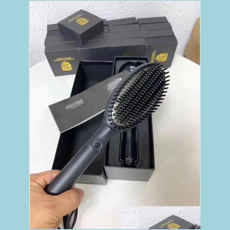 

Hair Brushes Professional Brush Famous Brand Hair For Salon Styling Ceramic Straightener Styler Tools Comb Us Uk Eu Plug Drop Delive Dhsxp