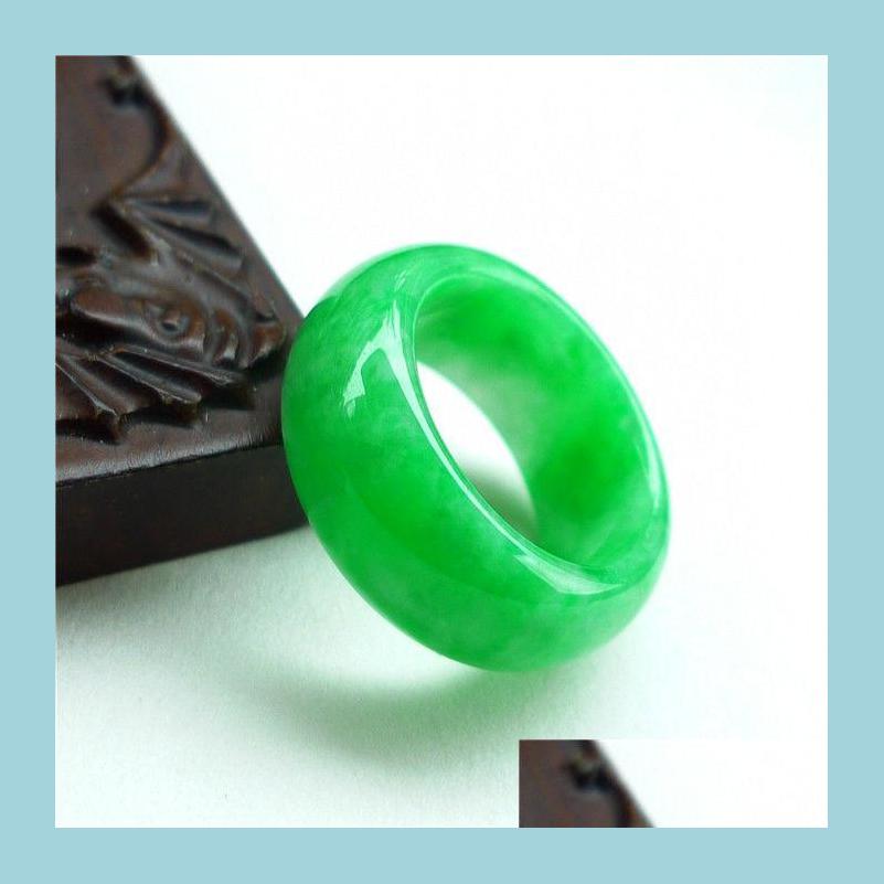 

Cluster Rings Cluster Rings 100 Natural Jadeite Ring Men Women Emerald Jades Stone Fashion Jewelry Accessories Green Certified Jade Dhm0F