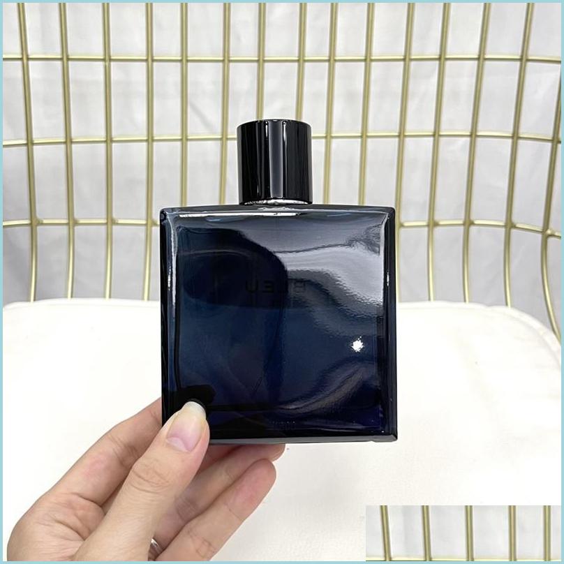 

Anti-Perspirant Deodorant Man Per Male Fragrance Mascine Edt 100Ml Citrus Woody Spicy And Rich Fragrances Dark Bluegray Thick Glass Dhvyo