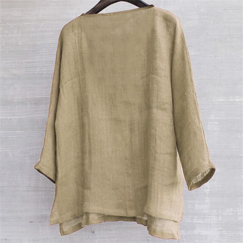 

Men's Casual Shirts Unisex Long Sleeve Cotton Linen Top Shirt Summer Clothes Breathable Blouse Novelties 2022 Trend Stylish Tee, Dark blue
