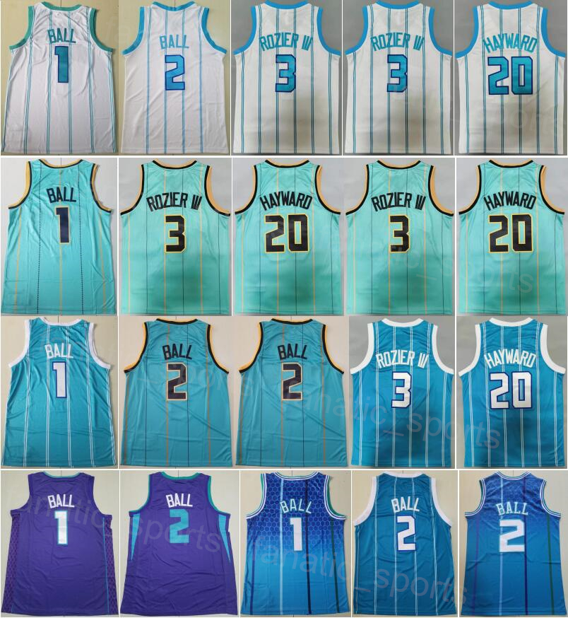 

Man Stitched LaMelo Ball Basketball Jersey 2 Terry Rozier III 3 Gordon Hayward 20 Classic Team Black Blue Green Purple White City Association Icon Earned Vintage, 21/22