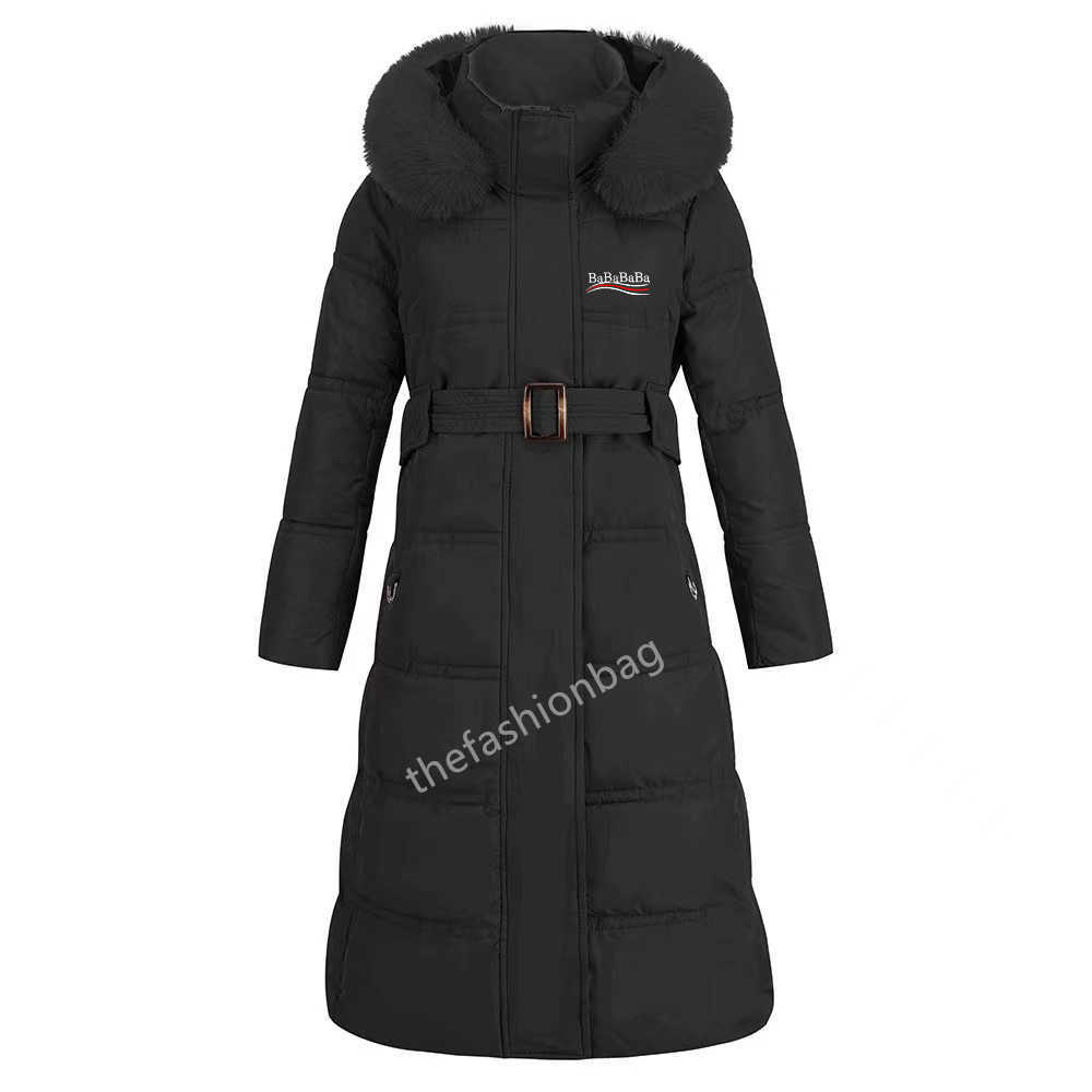 

2023s Ladies Long Down Jacket Winter Paris Designer Senior Casual OutdoorDown Women'sJacket Thickened High-grade Windproof Warm Fox Leather Collar Hat Jacket, Photo style and color