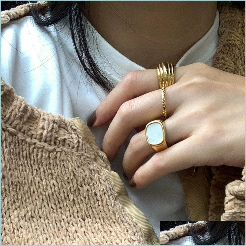 

Cluster Rings Cluster Rings Xialuoke 3 Piece Fashion Metal Circar Black Acrylic Index Finger For Women Vintage Hyperbole Ring Set Pa Dhso6