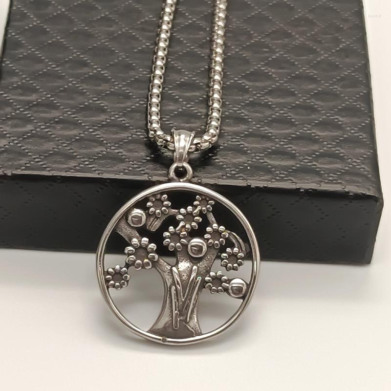 

Pendant Necklaces Viking Men And Women Necklace Round Pagan Religious Slavic Charms Vintage Jewelry Undertale Stainless Steel
