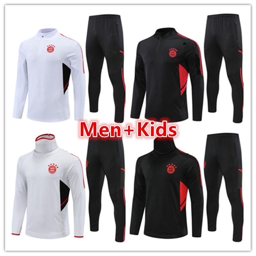 

2022 2023 men kids soccer tracksuit training suit jerseys kits set 22 23 BAYERNS MUNICH survetement foot football tracksuits jogging jacket kit chandal futbol tuta, 18