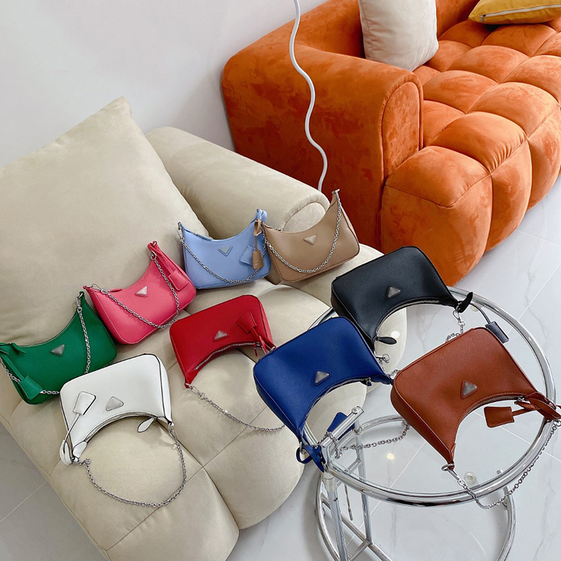 

Pravda Prade Prads Luxury Designer Fashion bags womens cross body canvas shoulder lady chains purses Composite Chest Tote messenger hobo high quality BSUT, Red