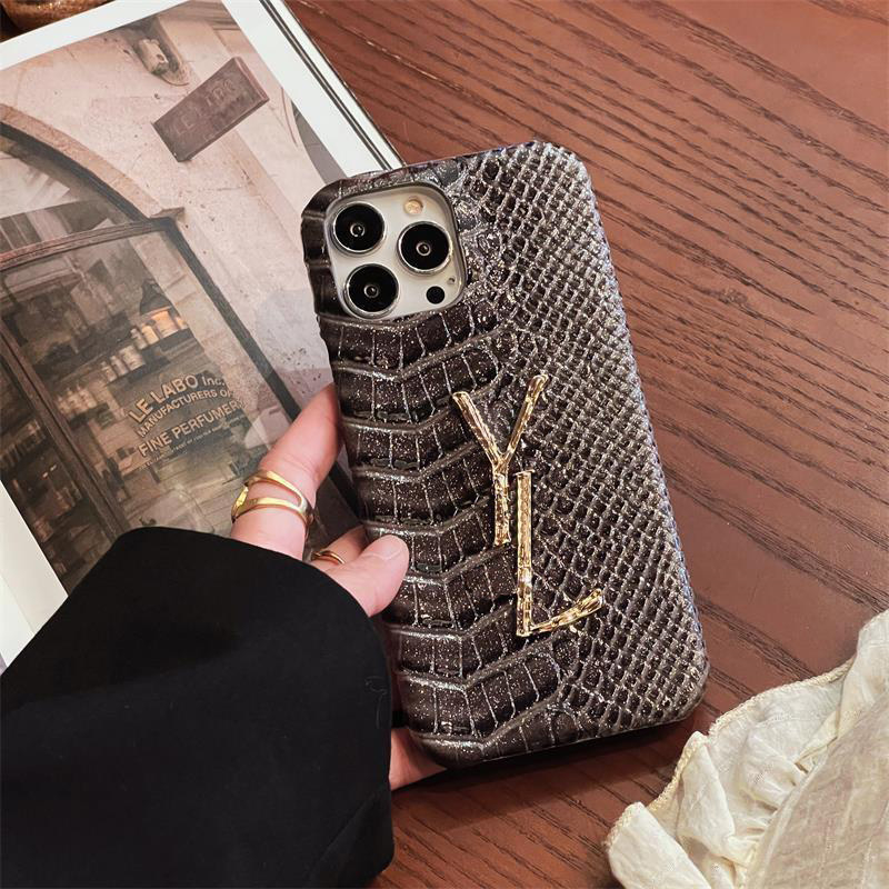 

Designers Crocodile Apple Phone Case For IPhone 14 Pro Plus 13 Promax Cases 12 11 Xs Xr Xsmax Letter IPhonecover, Y1