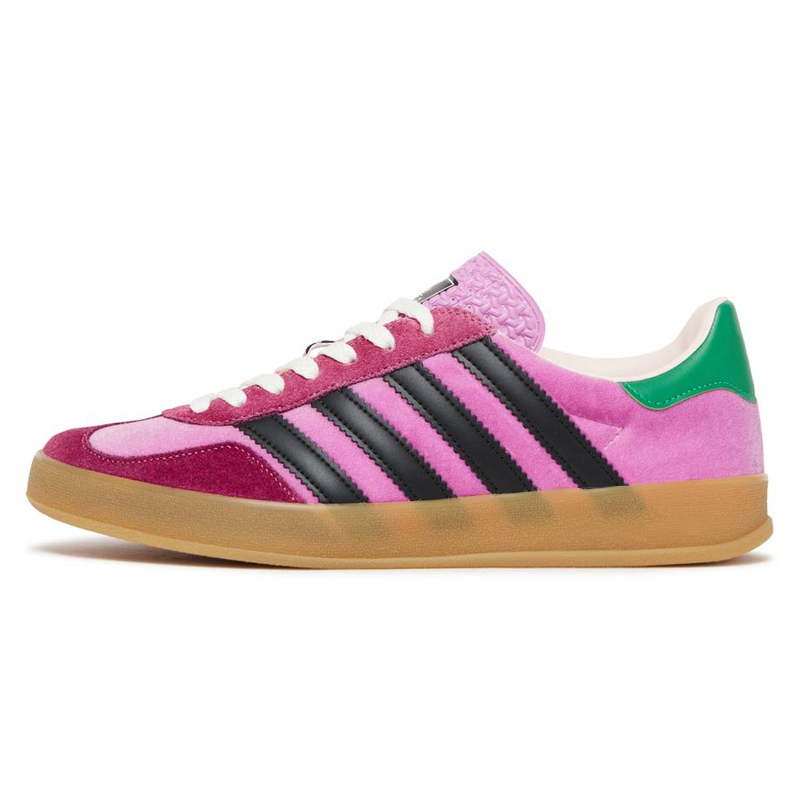 Samba Vegan Gazelle Designer Chaussures Femme pour hommes Mens Fashion Plateforme de mode baskets Gazelles Trainers Monogramme Blanc Black Gum Re