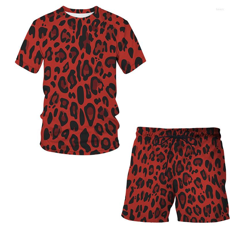 

Men's Tracksuits 2022 Summer Leopard Print Children's Short-Sleeved Suit 3D Printing Man / Woman Casual Fashion Shorts T-Shirt Top, Cbt-2901jiacbdk-1300