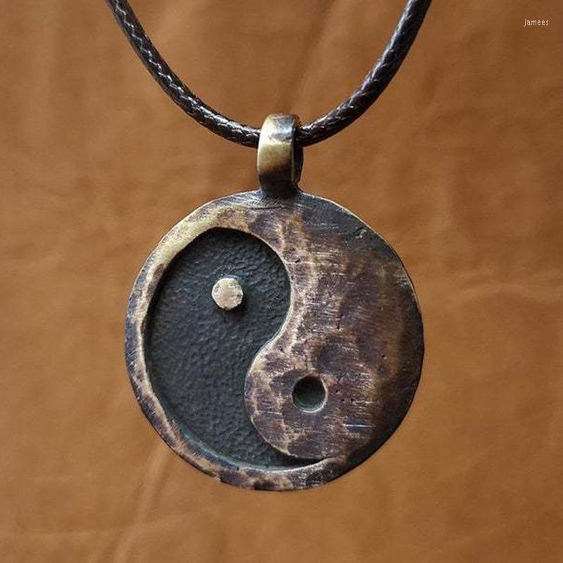

Pendant Necklaces Creative Retro Tai Chi Gossip Necklace Go Out To Play Men And Women A Hundred Matching Accessories Simple Ornaments