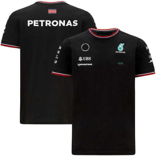 

F1 Formula One racing suit short sleeve team uniform Hamilton drivers championship polyester quick-drying round neck T-shirt can be ZYCN