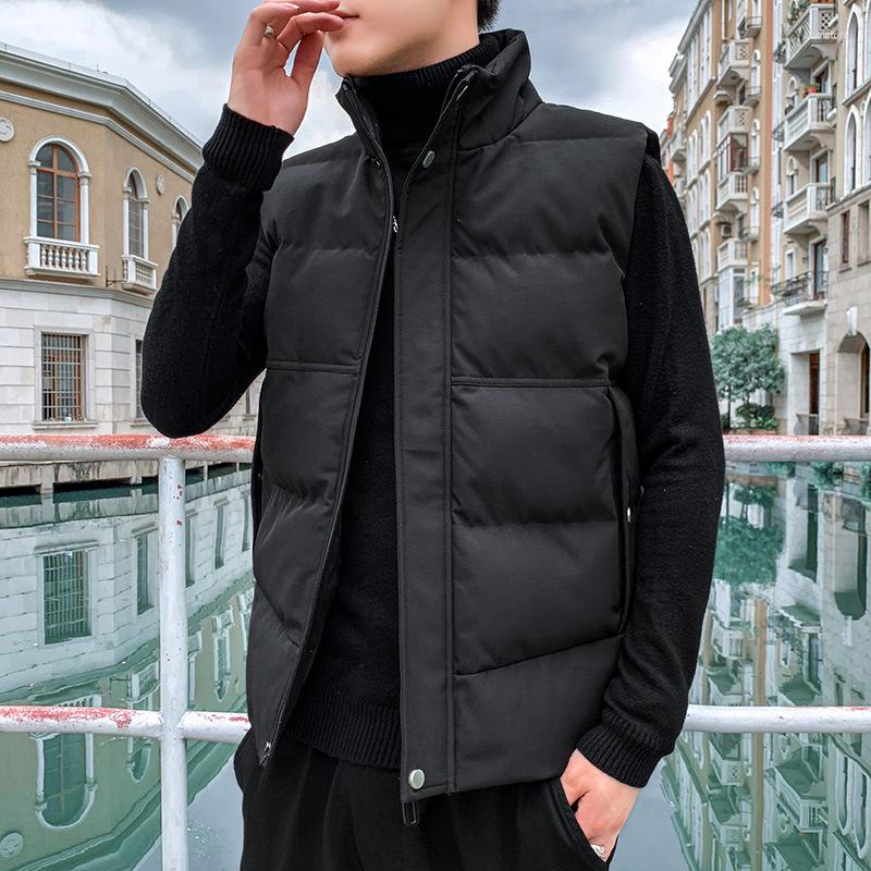

Men's Vests Winter Mens Black Waistcoat Warm Stand Collar Zipper Vest Plus Size 3xl 4xl 5xl Boys Casual Sportswear Couple Sleeveless Jacket, 8027-black