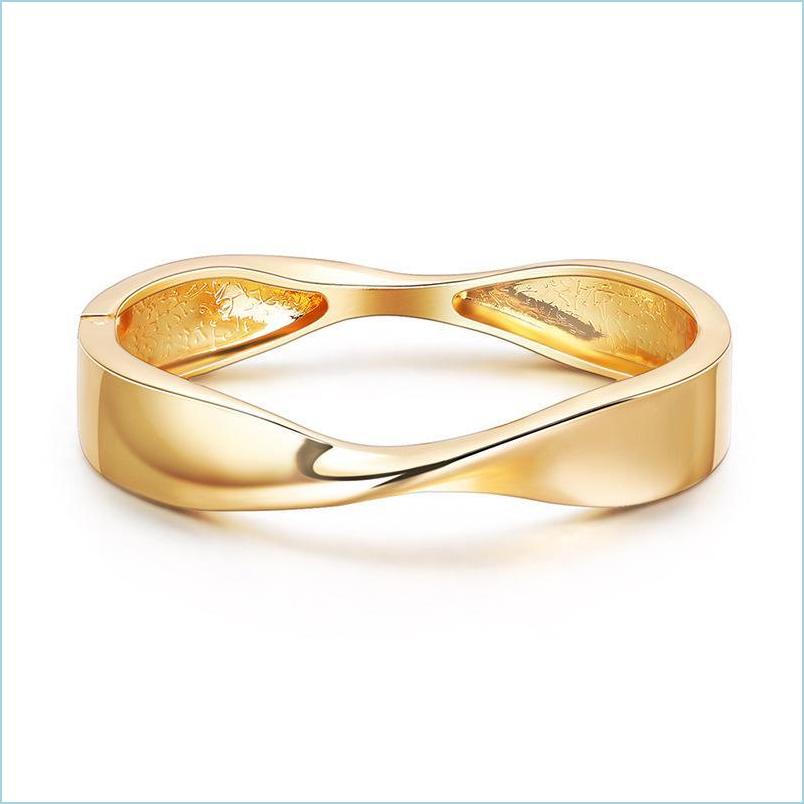 

Bangle Bangle Bow Shape Gold Color Bracelet For Women Wedding Party Jewelry Giftbangle Drop Delivery 2022 Bracelets Dhzyx