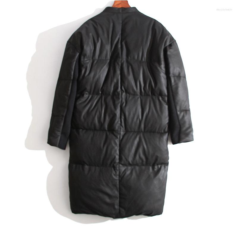 

Women' Leather Winter Jacket Women 2022 Sheepskin Genuine Jackets Korean Women' Down Coat Chaqueta Mujer 2B206W2 YY625, Black