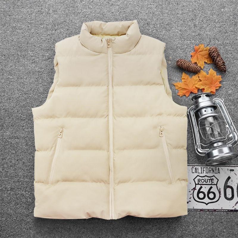 

Men's Vests 2022 Autumn And Winter Man Vest Ultra Light Jackets Fashion Solid Color Waterproof Sleeveless Warm Outerwear Coat Waistcoat X10, Black