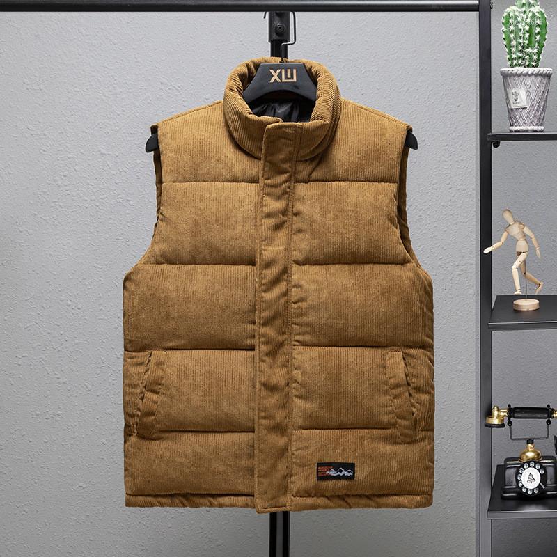 

Men's Vests Vest Men Stylish 2022 Autumn Winter Warm Sleeveless Jacket Slim Fit Casual Coats Mens Waistcoat Plus Size Clothing, Brown