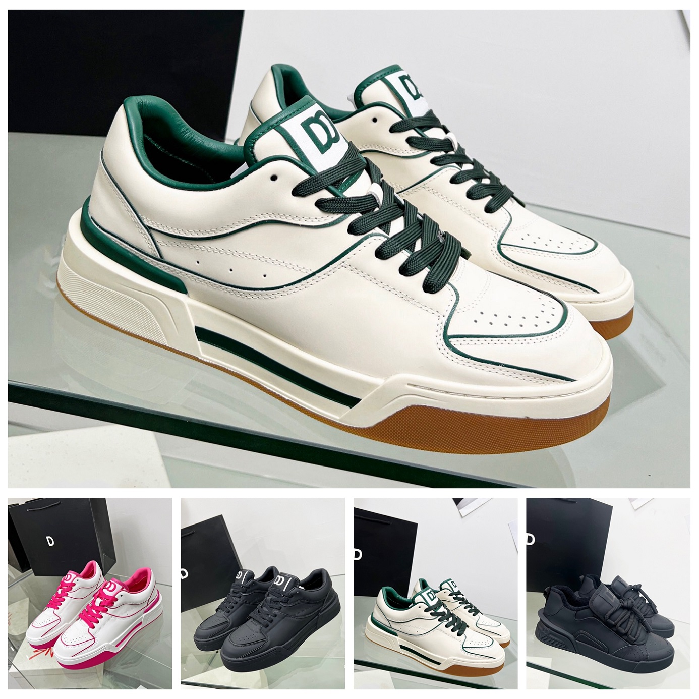 

Italy Luxury Sneaker Designer Casual Shoes D Brand Trainer Man Woman Running Shoe Man Aces S233 10, #3