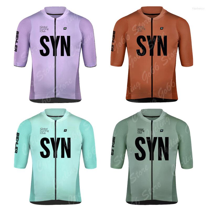 

Racing Sets 2022 BIEHLER SYN Cycling Jersey MTB Bike Short Sleeve Bicycle Clothing Men's Road Pro Team Clothes, Cycling shirt 5