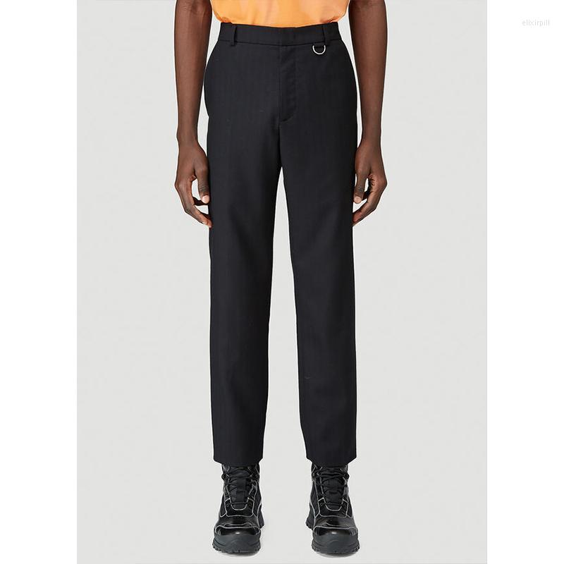 

Men' Pants Men' Black Slim Straight Twill 2022 European And American Fashion Trend Simple Fit Versatile Casual