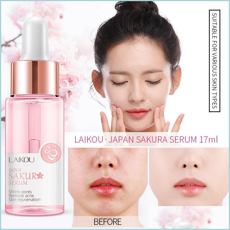 

Other Skin Care Tools Laikou Serum Japan Sakura Essence Whitening Face Skin Care 17Ml Drop Delivery 2022 Health Beauty Tools Devices Dhtrx, As show