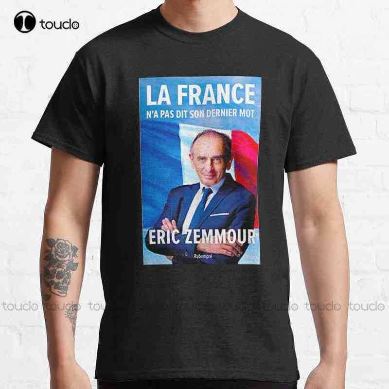 

Zemmour Classic T-Shirt Black Tshirts Shirts For Men Custom Aldult Teen Unisex Digital Printing Tee Shirt Fashion Funny New, Burgundy