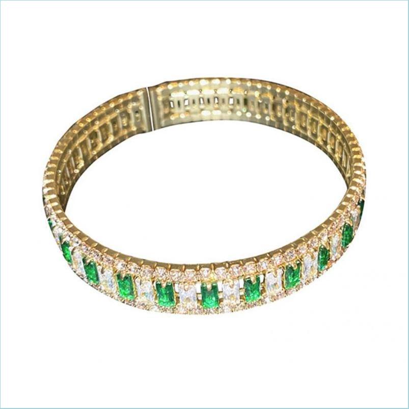 

Bangle Bangle Round Chic Highend Female Bracelet Accessory Exquisite For Banquetbangle Drop Delivery 2022 Jewelry Bracelets Dhxcs