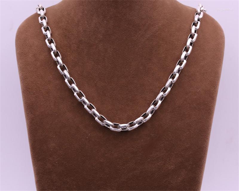 

Chains 8mm S925 Silver Chain Necklace Thai Fashion Personality Men's Thick