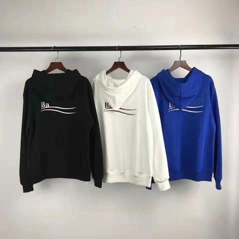 

Fashion Mens Hoodie Men Designers sweatshirt Printing Hoodies Man Womens Hoody Jacket High QualitySweater Casual Sweatshirts Solid Colors Asian Size M-XXXL, White