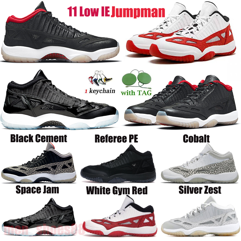 

Sneakers 11s low ie Basketball shoes Jumpman 11 11s Mens Referee PE Silver Zest Space Jam White Gym Red Designer Trainers Big Size 12, Light orewood brown 40-46