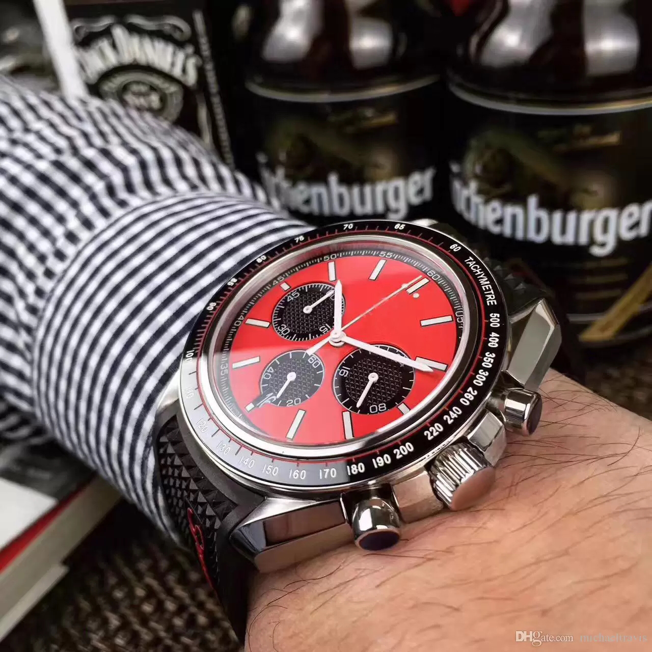 

New Men's Watch Multifunctional Quartz Chronograph Original Clasp Boutique Wrist Watch, Original box