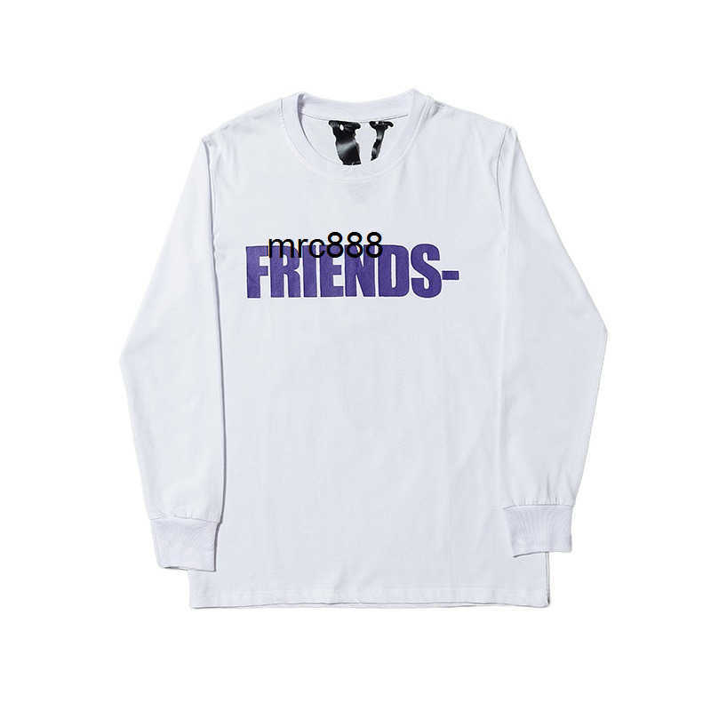 

Men' T-Shirts Purple Hip Hop Print Men' and Women' Casual Long Sleeve T-shirt Lining, White