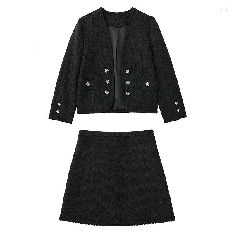 

Women' Jackets ZATRHMBM 2022 Autumn Fashion Buttoned Textured Cardigan Women Coat Vintage Long Sleeves Patch Pocket Chic Outerwear Stylish, Photo color