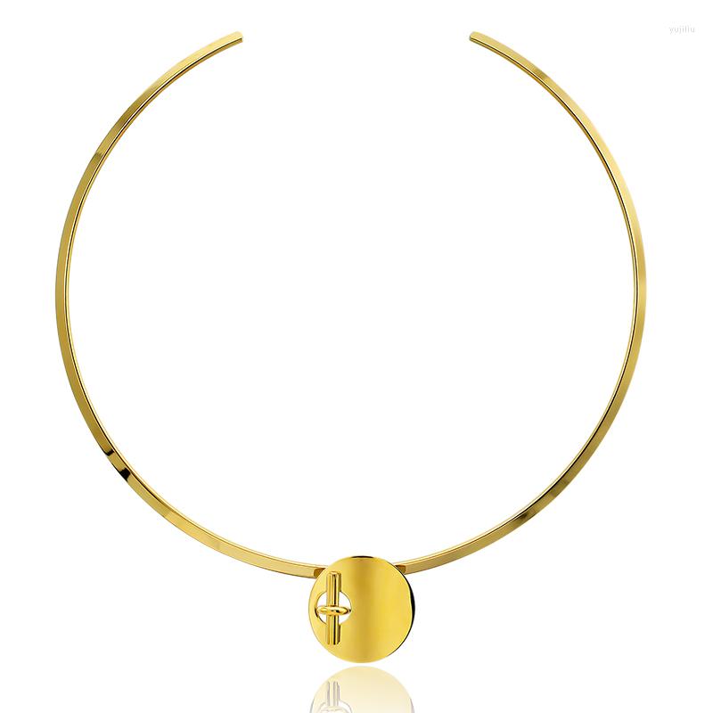 

Choker Unique Statement Jewelry Big Pendant Necklace For Women Man Punk European Collar Accessories