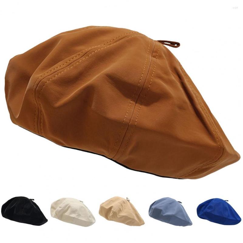 

Berets Women Beanie Fashionable Beret Cap Accessories Easy-matching, Black