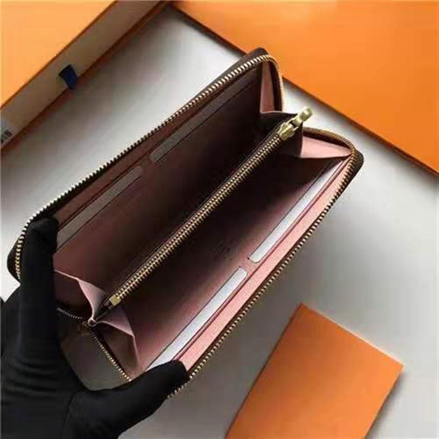 

Designer-credit card holder high quality classic leather purse folded notes and receipts bag wallet purse distribution box purse346G, Red