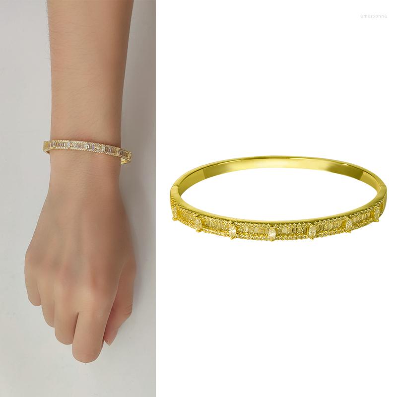 

Bangle Bracelet For Women Rose Gold Bracelets Men's African Jewelry Dubai Accessory On Hand Stylish Couple