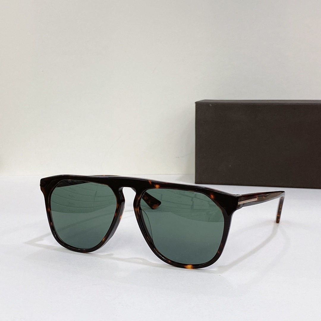 

0835 Dark Havana Green Lens Sunglasses Man Jasper Summer Sunglass outdoor UV400 Eyewear with Box