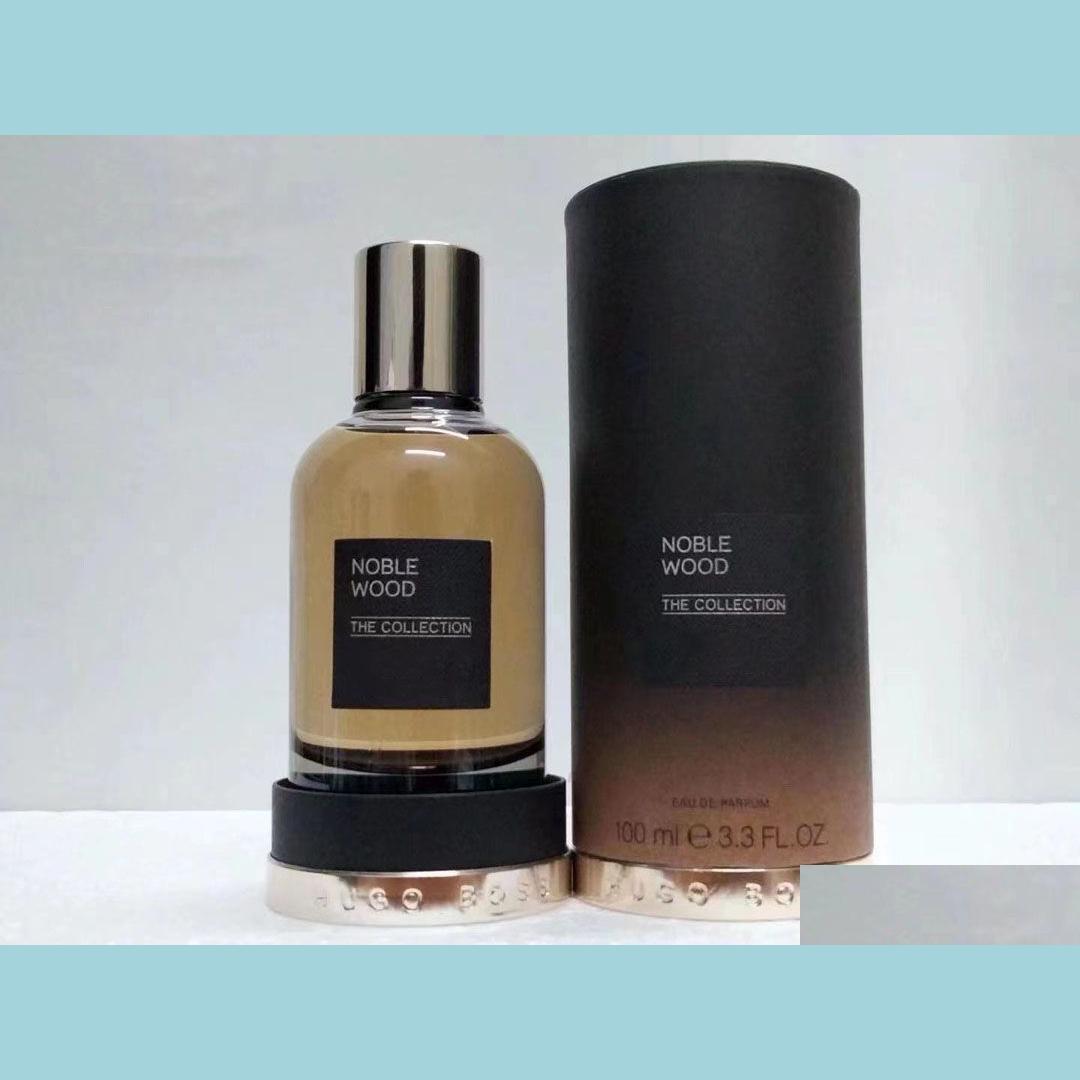 

Perfume Bottle 100Ml Men Per The Collection Fragrance Vigorous Cologne Noble Wood Energetic Fougere Elegant Vetiver Long Lasting Sme Dhqgb